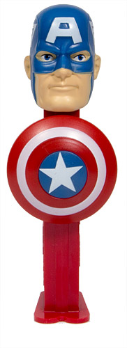 PEZ - Avengers 2015 - Marvel - Captain America - Spinning shield - C