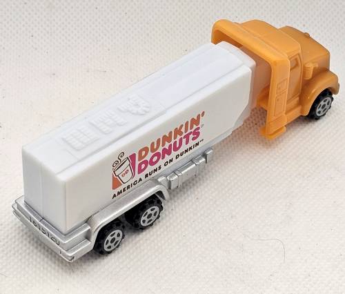 PEZ - Advertising Dunkin' Donuts - Truck - Orange cab