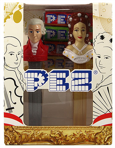 PEZ - Famous People - Twin Pack Mozart & Sissi