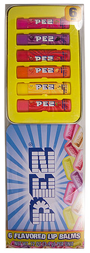 PEZ - Lip Balm - 6 Flavored Lip Palms - PEZ Candies