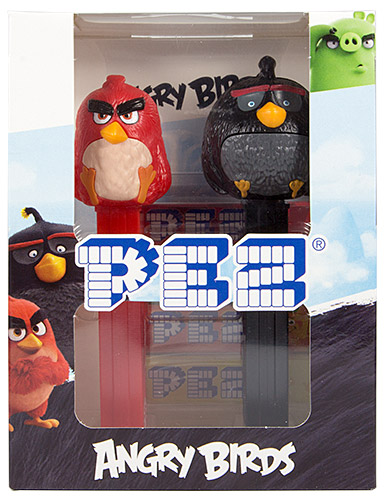 PEZ - Angry Birds - Twin Pack Red Bird B & Black Bird B