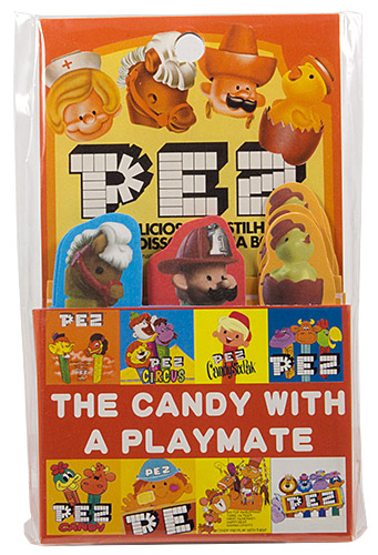 PEZ - Miscellaneous (Non-Dispenser) - Bookmarks with heads - The candy with a playmate