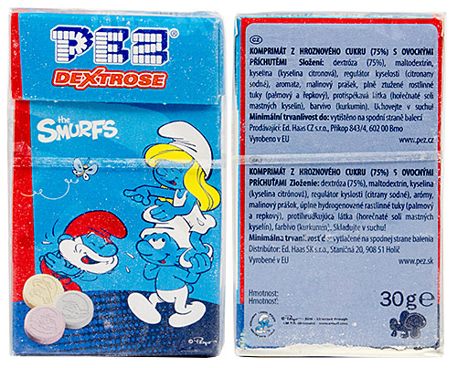 PEZ - Dextrose Packs - Smurfs
