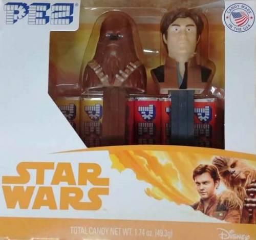 PEZ - Star Wars - Han Solo - Twin Pack Chewbacca C and Han Solo
