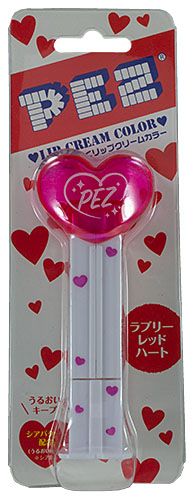 PEZ - Lip Balm & Gloss - Serie 5 - Lip Cream Color - Red PEZ heart