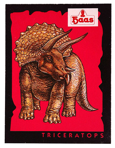 PEZ - Stickers - Dinosaurs (Haas) - Triceratops