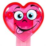 PEZ - Silly Crystal Heart  Pink Crystal Head