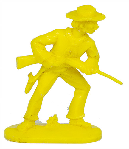 PEZ - Figuren Cowboys und Indianer - Gelb - Cowboy Gewehr Hfte