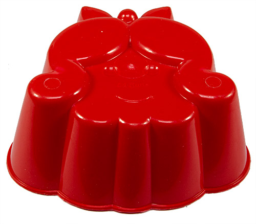 PEZ - Haas Merchandising - Puddingformen - Gesicht Mdchen - Rot