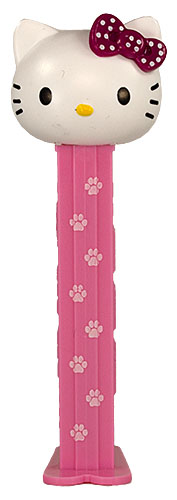 PEZ - Hello Kitty Puppy - bow with with dots