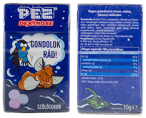PEZ - Dextrose Packs - VUK - Gondolok Rd