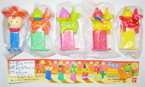 PEZ - Mini PEZ - Rody Meets Frogstyle #20 - Red Rody/Yellow Frog