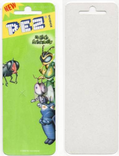 PEZ - Card MOC -Bugz - Grasshopper - Green Head