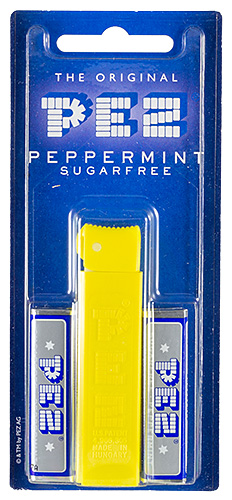 PEZ - Card MOC -Regulars - Regular Remake - Regular Remake - Yellow Top