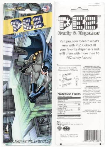 PEZ - Card MOC -Super Heroes - Batman and Villains - Two Face