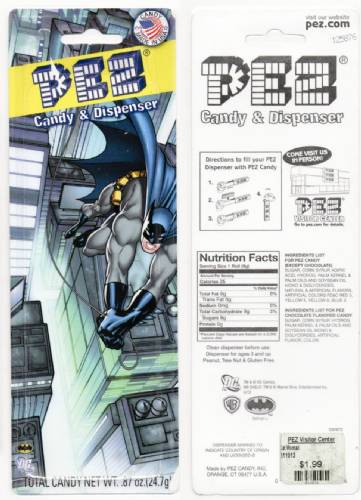 PEZ - Card MOC -Super Heroes - Batman and Villains - Riddler