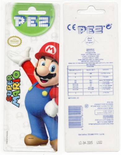 PEZ - Card MOC -Animated Movies and Series - Nintendo - Super Mario - B
