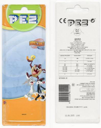 PEZ - Card MOC -Looney Tunes - Looney Tunes Active! - Bugs Bunny - B