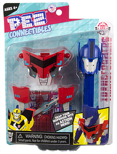 PEZ - Card MOC -Transformers - Connectibles - Optimus Prime - B