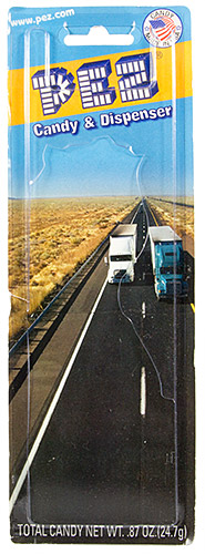 PEZ - Card MOC -Trucks - Advertising Trucks - Wawa - Truck - White cab - E
