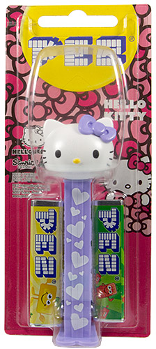 PEZ - Card MOC -Hello Kitty - Hello Kitty - White Head Pink Bow with pink dots