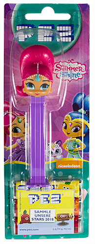 PEZ - Card MOC -Animated Movies and Series - Shimmer and Shine - Shimmer