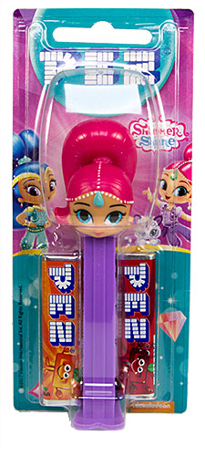PEZ - Card MOC -Animated Movies and Series - Shimmer and Shine - Shimmer