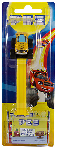 PEZ - Card MOC -Blaze and the Monster Machines - Stripes