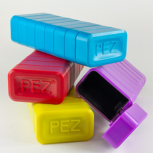 PEZ - Card MOC -Eyewear and Glasses - Candy Brick Glasses Case - Yellow