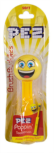 PEZ - Card MOC -Toothbrushes - Poppin' - Happy