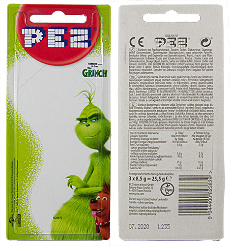 PEZ - Card MOC -Animated Movies and Series - Grinch - Max the Dog
