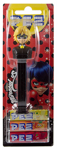 PEZ - Card MOC -Animated Movies and Series - Miraculous - Cat Noir