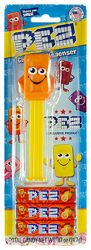 PEZ - Card MOC -PEZ Candy Mascot - PEZ Candy Mascot - orange