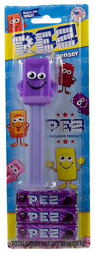 PEZ - Card MOC -PEZ Candy Mascot - PEZ Candy Mascot - grape