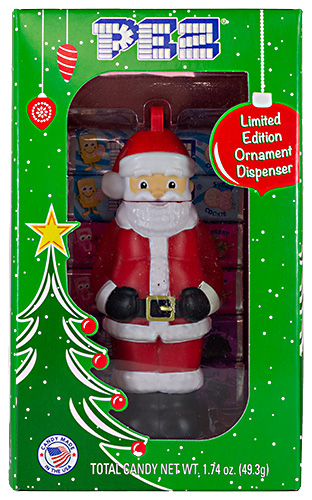 PEZ - Card MOC -Christmas - Santa Claus - no patent, red - Fullbody B