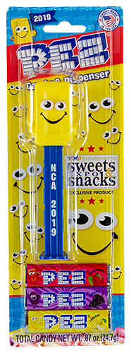 PEZ - Card MOC -Sweets & Snacks Expo - Candy Mascot - Year 2019