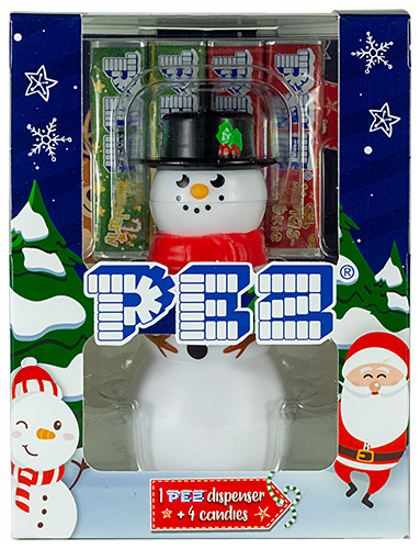 PEZ - Card MOC -Christmas - Snowman - FullBody