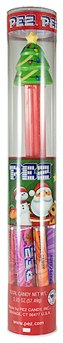 PEZ - Card MOC -Christmas - Christmas Tree - string of lights