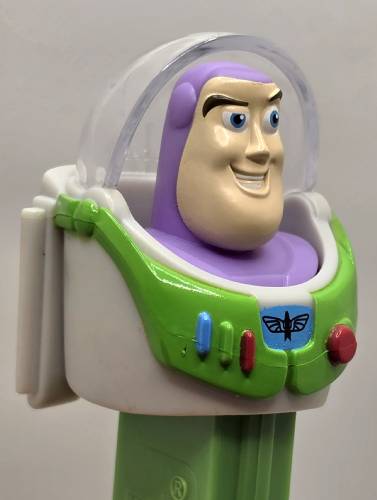 PEZ - Toy Story - Buzz Lightyear - white painted teeth, flesh skin