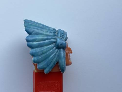 PEZ - Bi-Centennial - Indian Chief - Marbled Headdress