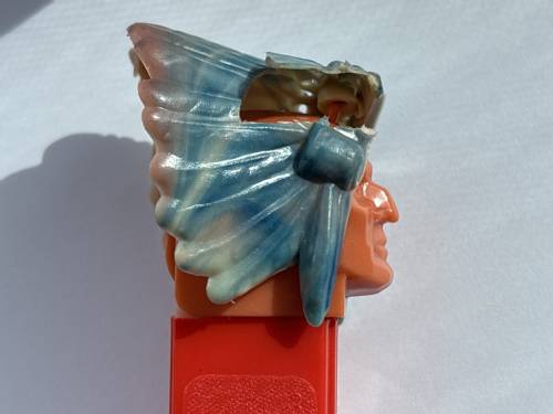 PEZ - Bi-Centennial - Indian Chief - Marbled Headdress