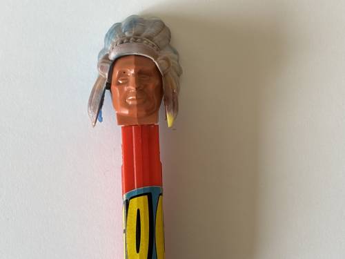PEZ - Bi-Centennial - Indian Chief - Marbled Headdress