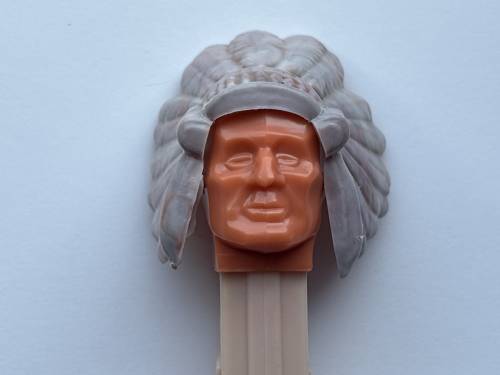 PEZ - Bi-Centennial - Indian Chief - Marbled Headdress