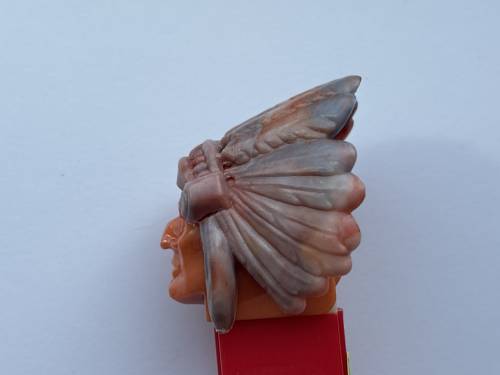 PEZ - Bi-Centennial - Indian Chief - Marbled Headdress