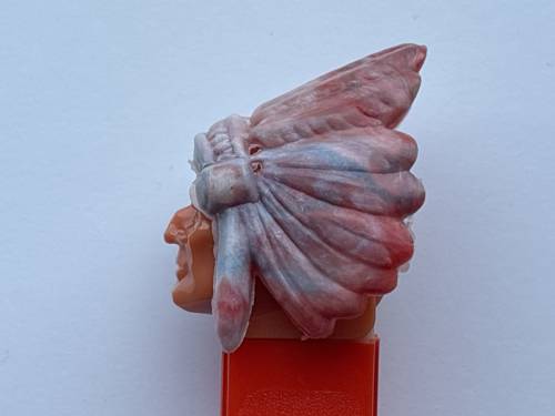 PEZ - Bi-Centennial - Indian Chief - Marbled Headdress