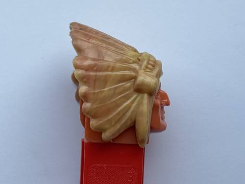 PEZ - Bi-Centennial - Indian Chief - Marbled Headdress