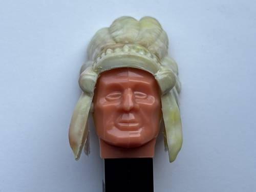 PEZ - Bi-Centennial - Indian Chief - Marbled Headdress