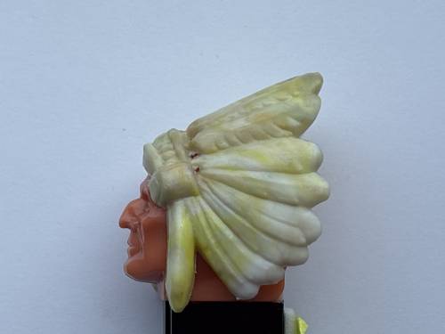 PEZ - Bi-Centennial - Indian Chief - Marbled Headdress