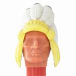 PEZ - Indian Chief  White Headdress