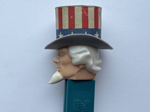 PEZ - Bi-Centennial - Uncle Sam - Light Face, White Hair